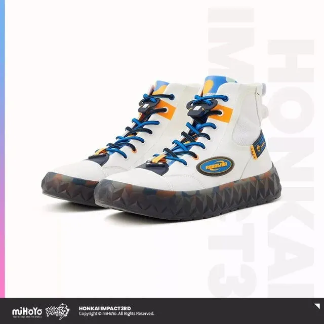 3D Game Honkai Impact 3 Fervent Tempo Δ 8-bit Theme Sneakers Anime Cosplay Olenyeva Acrylic Pendat Fashion Couple Canvas Shoes
