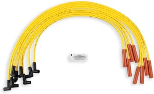 ACCEL 4071 Spark Plug Wire Set - Super Stock Graphite Core 8mm - Yellow