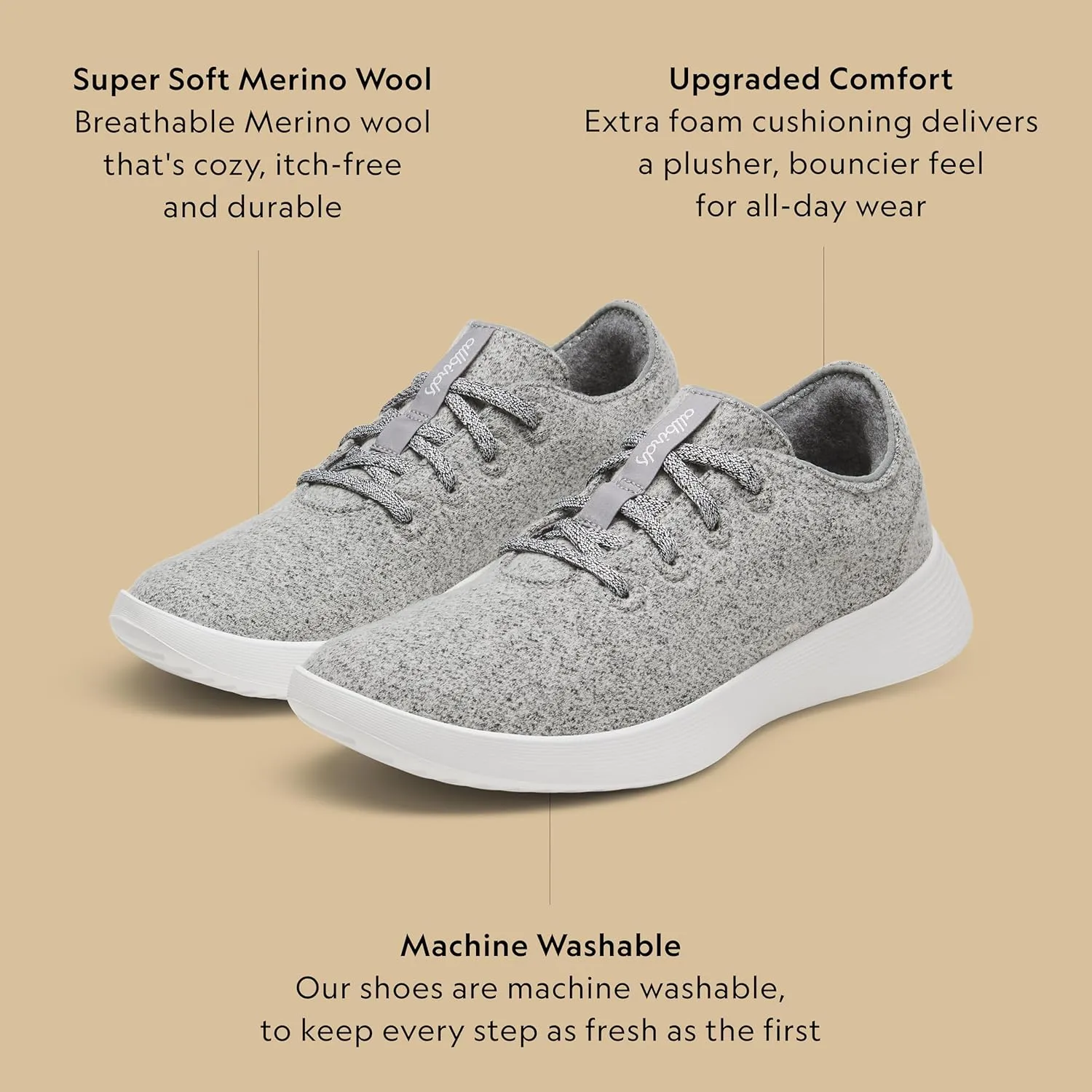 Allbirds Men's Wool Runner Go Sneaker
