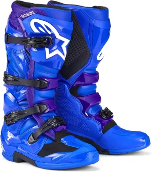 Alpinestars Tech 7 Boots, High-Performance Motocross Boots, CE Certified, 11, Blue
