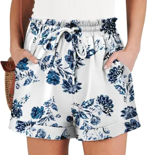 Angerella Women Casual Shorts Drawstring Comfy Elastic Waist Shorts Summer Pull On Short Pants with Pockets