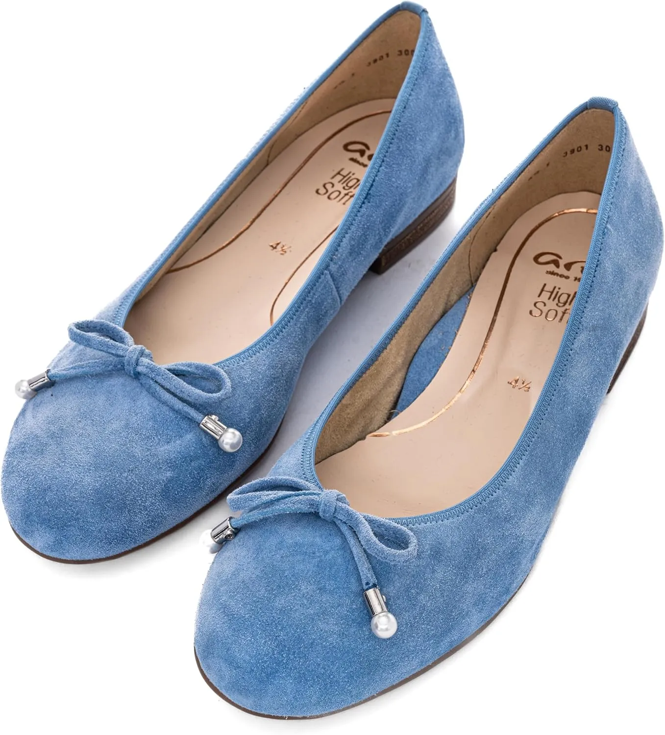 ARA Women's Closed Toe Ballet Flats