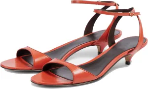 Arqa Adjustable Ankle Strap Kitten Sandals Almond Open Toe Slip On Backless Summer Low Heel Pumps Fashionable Dress Classic Wedding Simple Shoes
