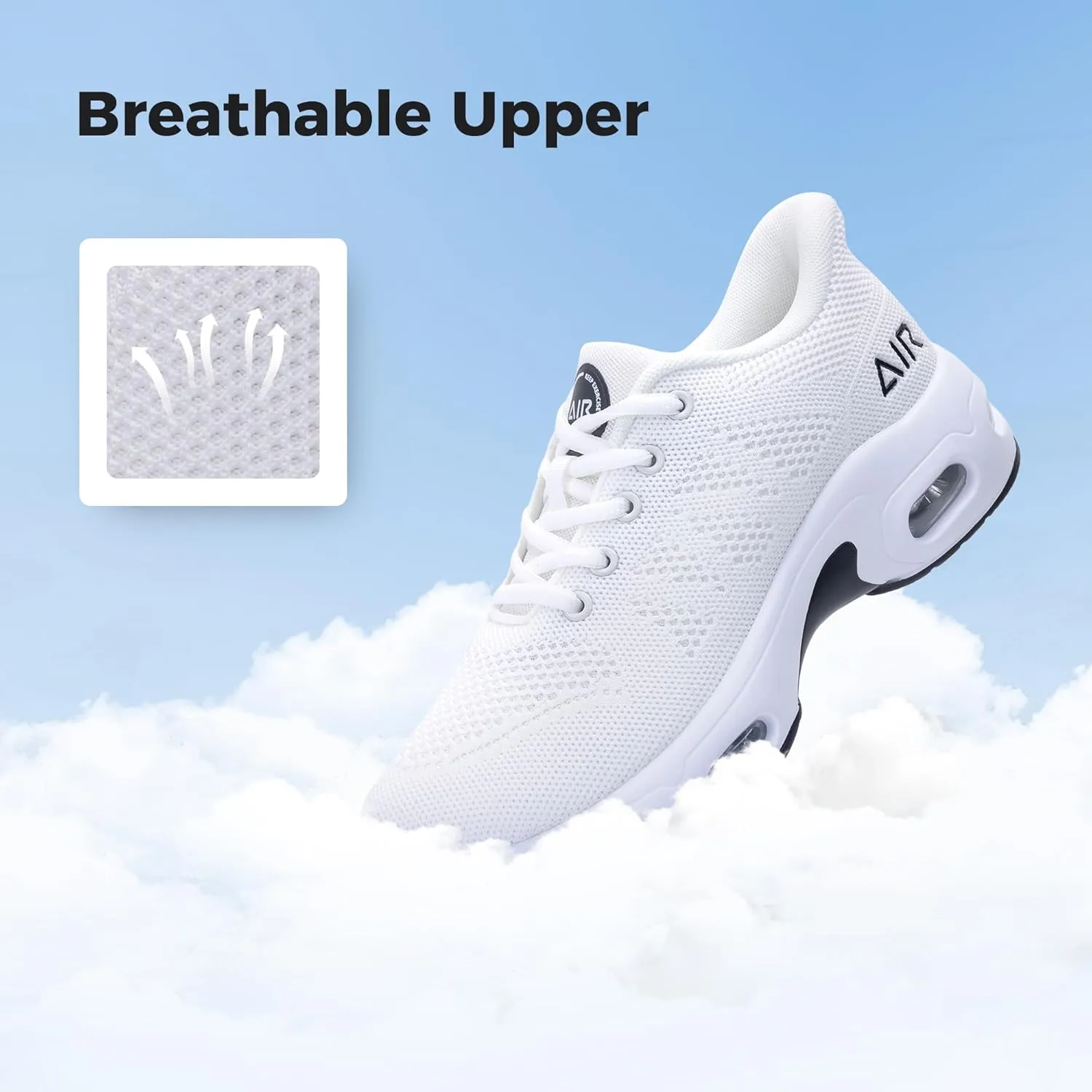 Autper Womens Running Shoes Air Slip on Tennis Athletic Walking Shoes Lightweight Comfortable Gym Workout Jogging Sport Sneakers US 6-11