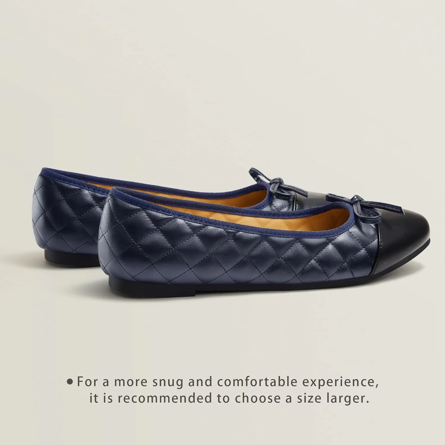Ballet Flats for Women;Round Toe Mary Jane;Soft Leather Geometric Patterns Dressy Flats;Bowknot Slip on Women Shoes
