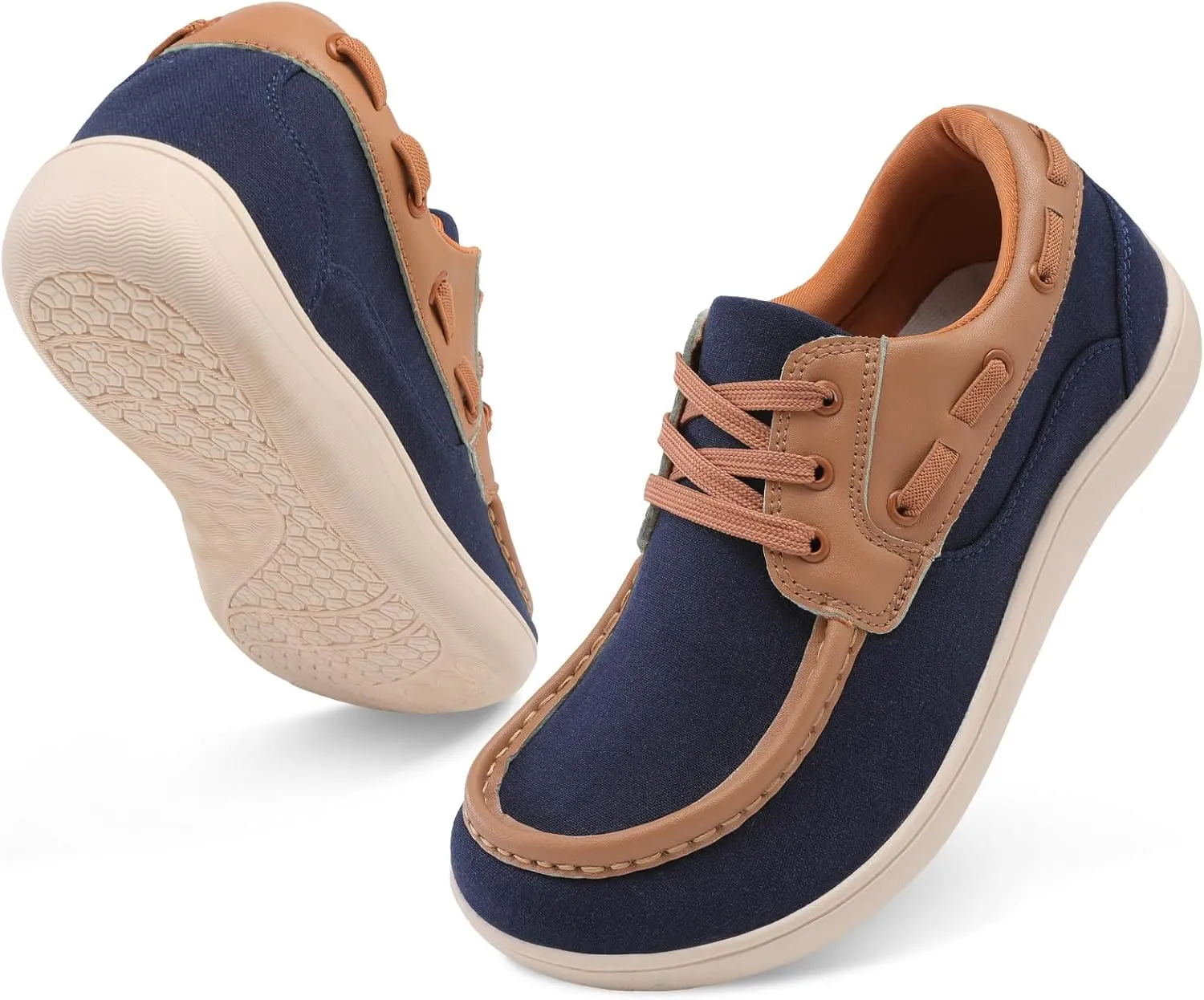 BARERUN Womens Walking Shoes Barefoot Minimalist Trail Running Shoes Wide Toe Zero Drop Tennis Sneakers for Jogging Hiking Athletic Lightweight Cross Training Shoes for Gym Office Driving