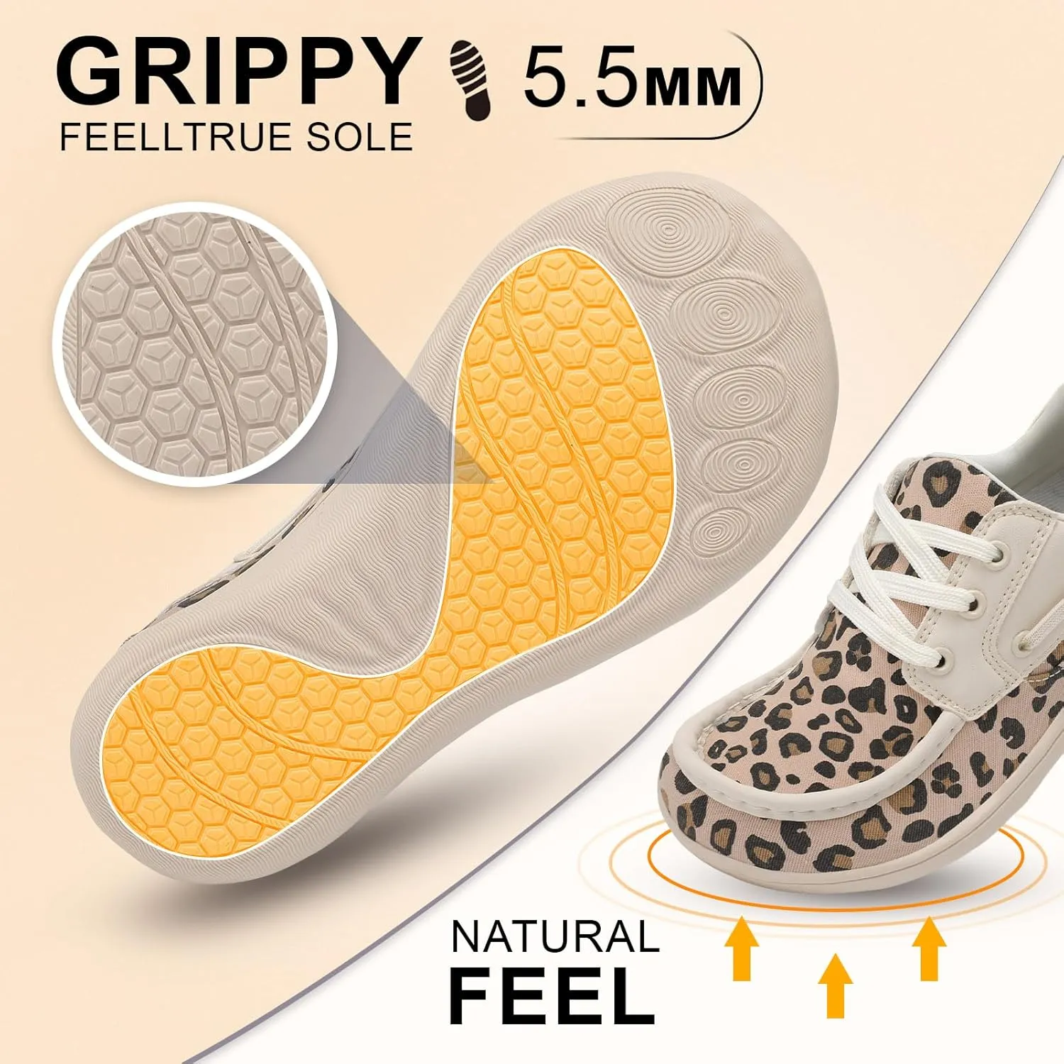 BARERUN Womens Walking Shoes Barefoot Minimalist Trail Running Shoes Wide Toe Zero Drop Tennis Sneakers for Jogging Hiking Athletic Lightweight Cross Training Shoes for Gym Office Driving