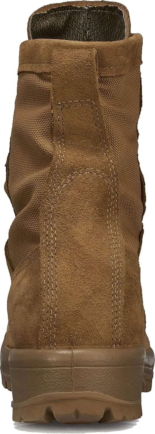 Belleville C790 ST 8” Waterproof Steel Toe Flight and Combat Boots for Men - AR 670-1/AFI 36-2903 Army/USAF Flight Approved Coyote Brown with Vibram Outsole; Berry Compliant