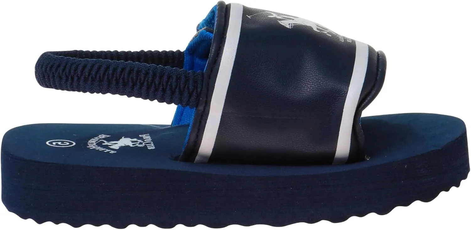 Beverly Hills Polo Club Unisex-Child Sport Foam Lightweight Outdoors Home Slide Sandals (Toddler)
