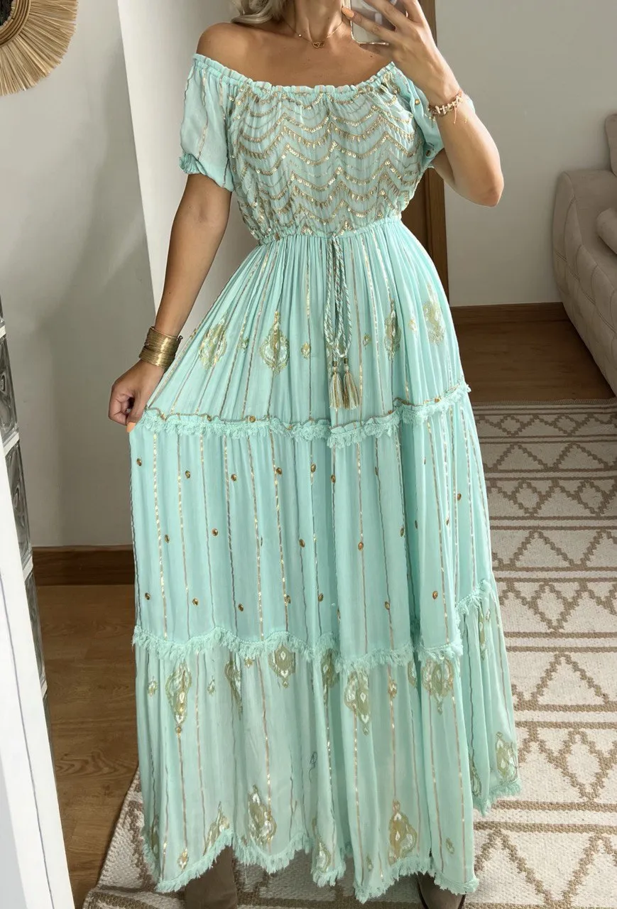 Bohemian Maxi Elegant Dress