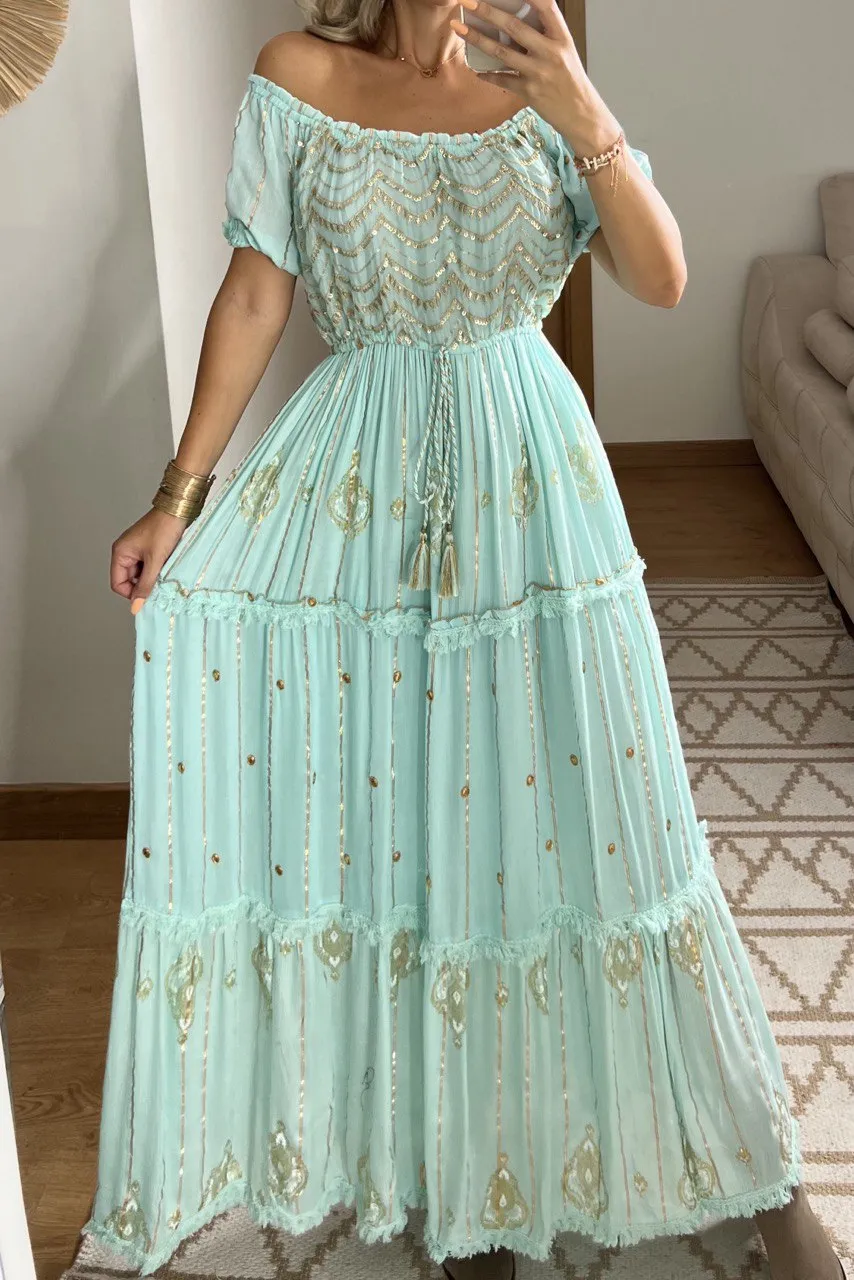Bohemian Maxi Elegant Dress