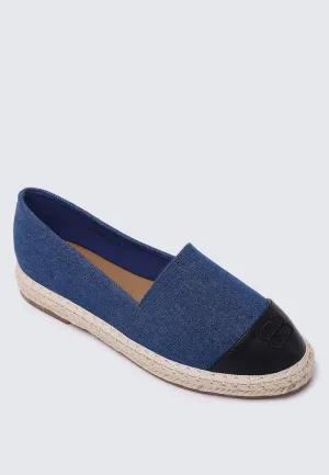 Britney Comfy Espadrilles In Navy