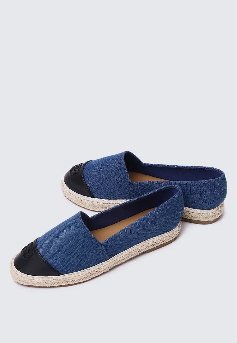 Britney Comfy Espadrilles In Navy