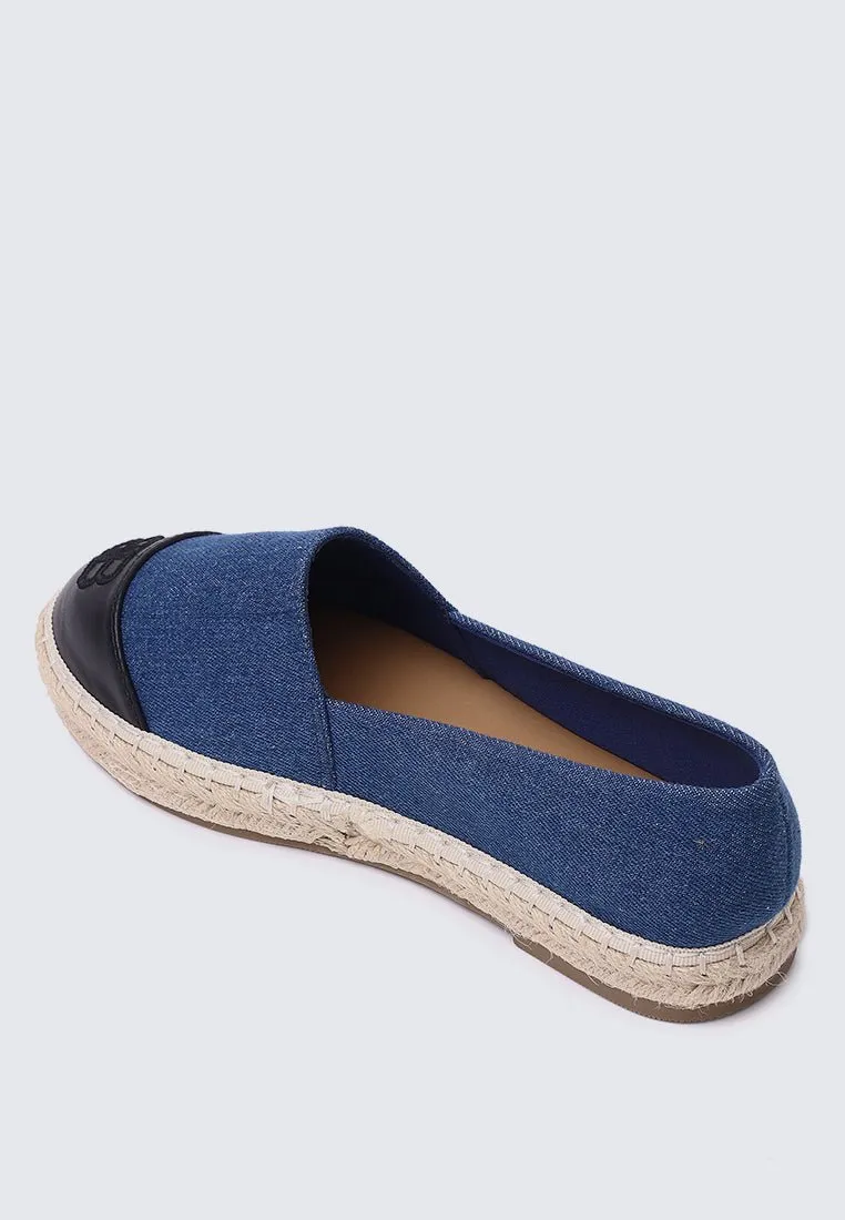 Britney Comfy Espadrilles In Navy