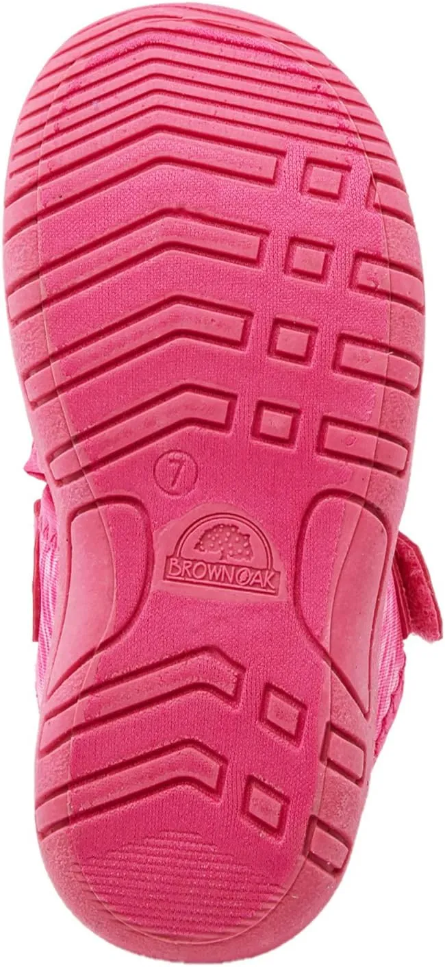 Brown Oak Kids Water Shoes Quick Dry Anti Slip Closed Toe Aqua Swim Sport Sandals (Toddlers/Little Kids)