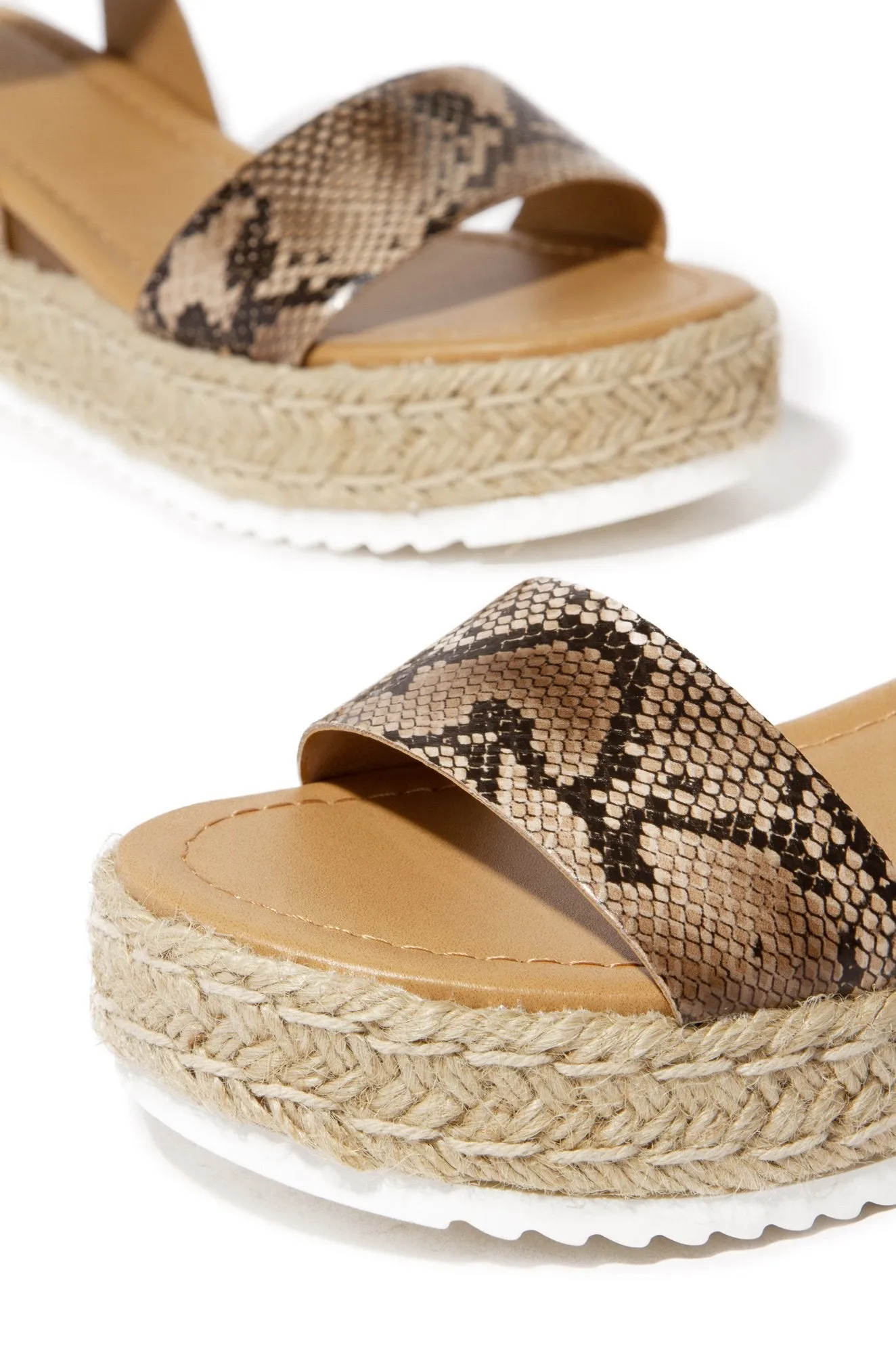 Casual Popular pick Trim Soda Free returns Espadrilles Sandals Black Flatform Vegan Leather Clip Wedge