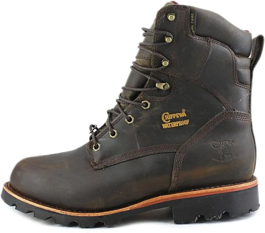 Chippewa Men's 29416 8" Waterproof Insulated Work Boot