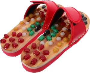 Cobblestone Foot Massager Slippers Acupressure Sandals for Ankle Massager Health Massage Shoes