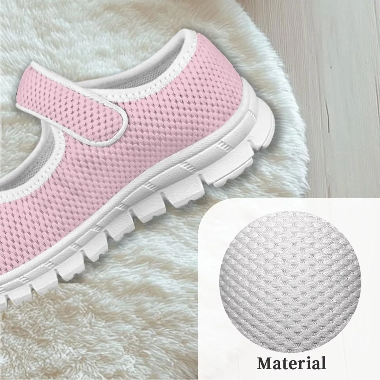 Coloranimal Mary Jane Shoes Girls' Flats Dance Shoes Adjustable Princess Shoes with Hook and Loops School Uniform Shoes for Girls