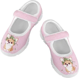 Coloranimal Mary Jane Shoes Girls' Flats Uniform Shoes for Girls Dress Shoes Princess Shoes Ballet Flats Buckle Strap Back to School Footwear