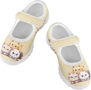 Coloranimal Mary Jane Shoes Girls' Flats Uniform Shoes for Girls Dress Shoes Princess Shoes Ballet Flats Buckle Strap Back to School Footwear
