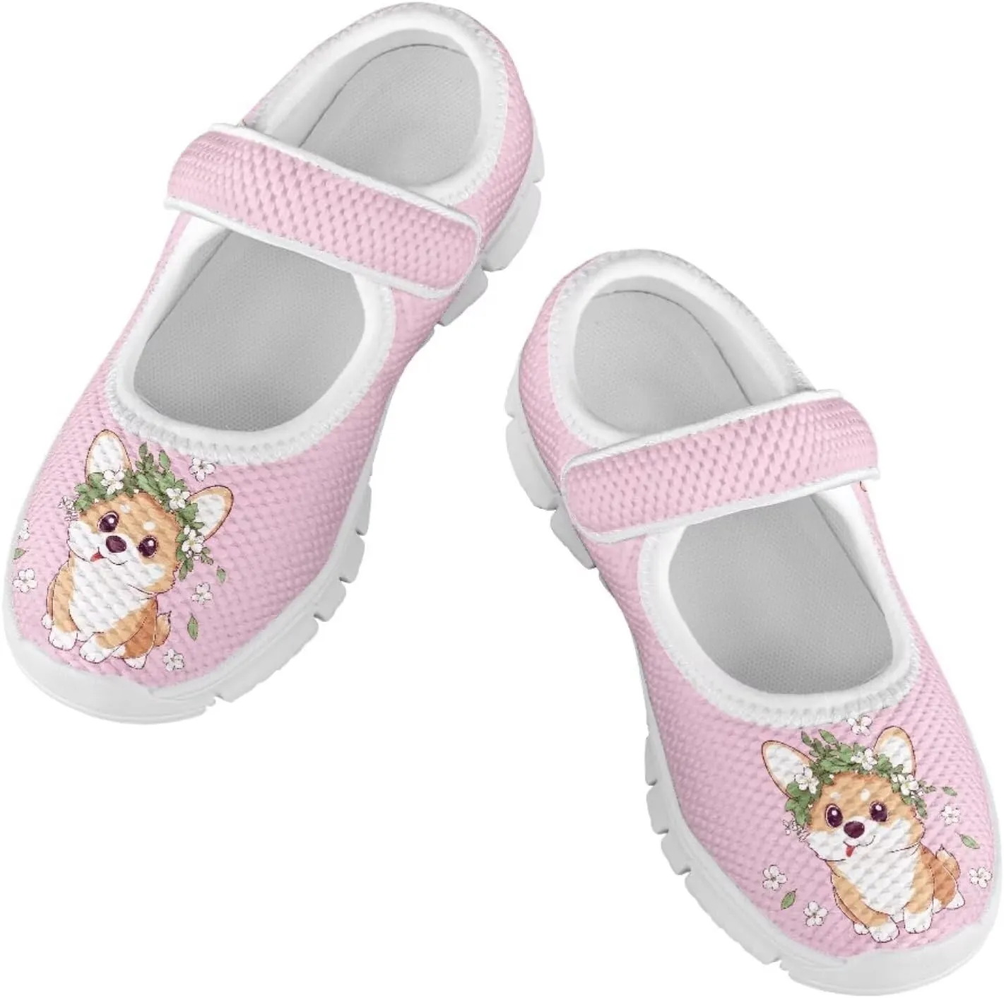 Coloranimal Mary Jane Shoes Girls' Flats Uniform Shoes for Girls Dress Shoes Princess Shoes Ballet Flats Buckle Strap Back to School Footwear