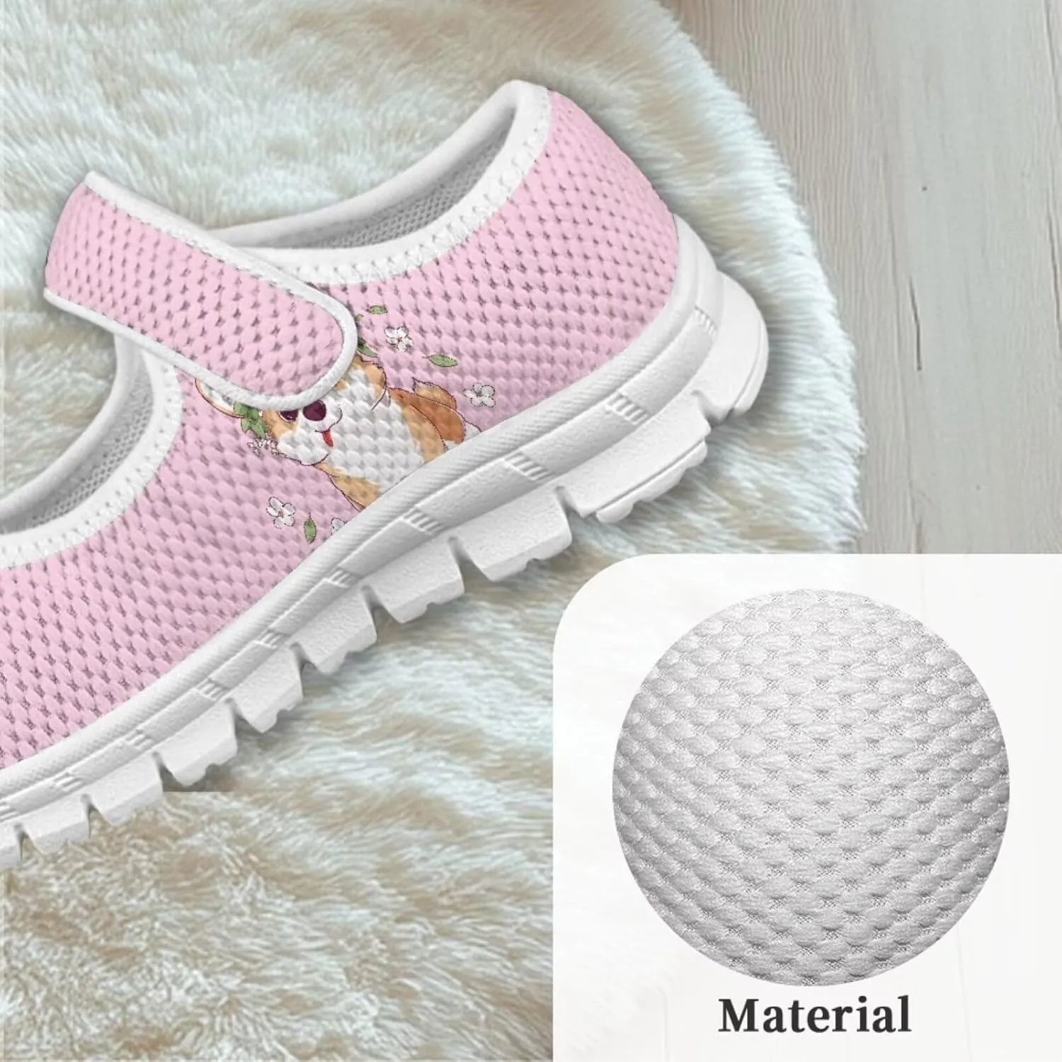 Coloranimal Mary Jane Shoes Girls' Flats Uniform Shoes for Girls Dress Shoes Princess Shoes Ballet Flats Buckle Strap Back to School Footwear