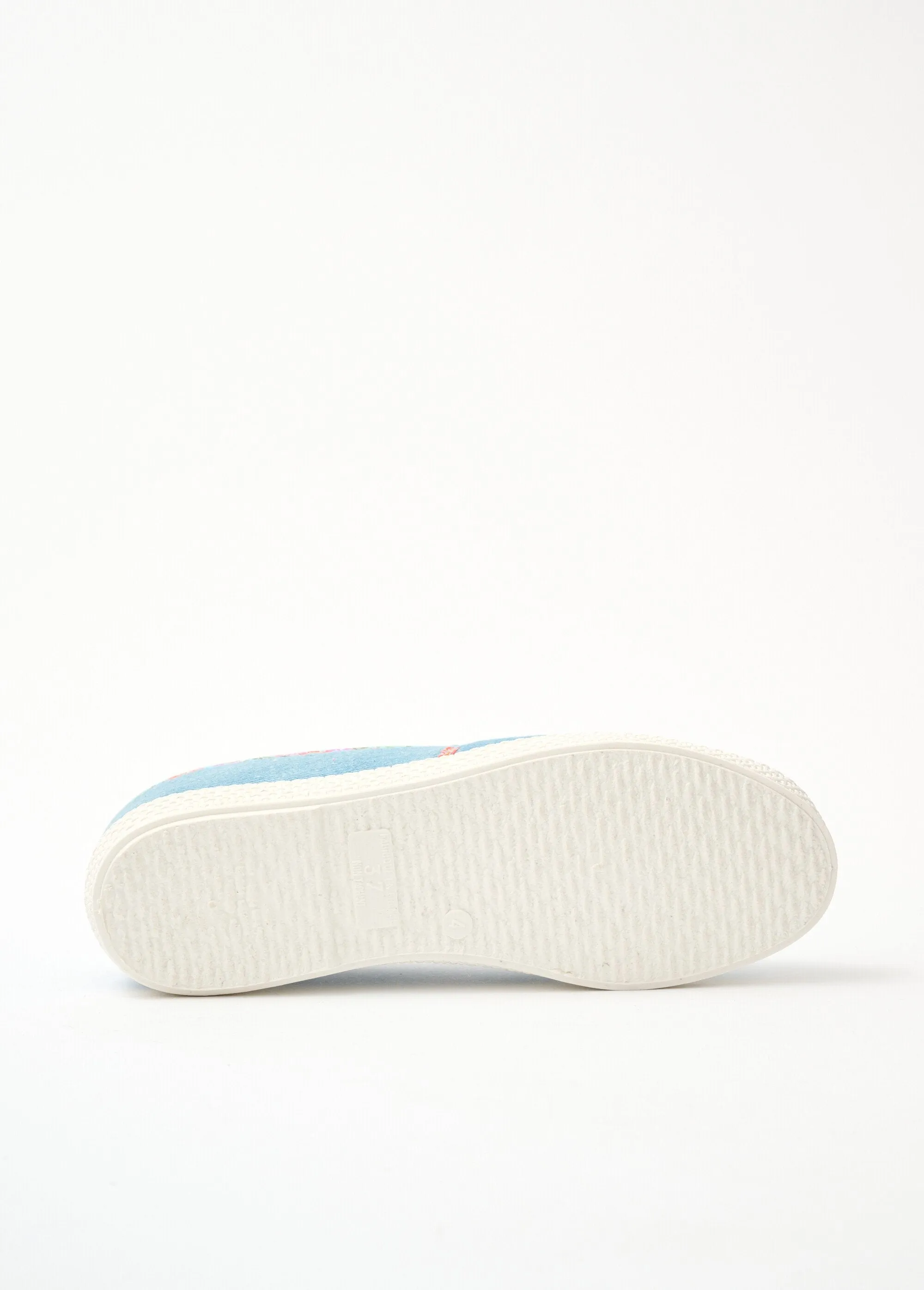 Comfort width denim espadrilles