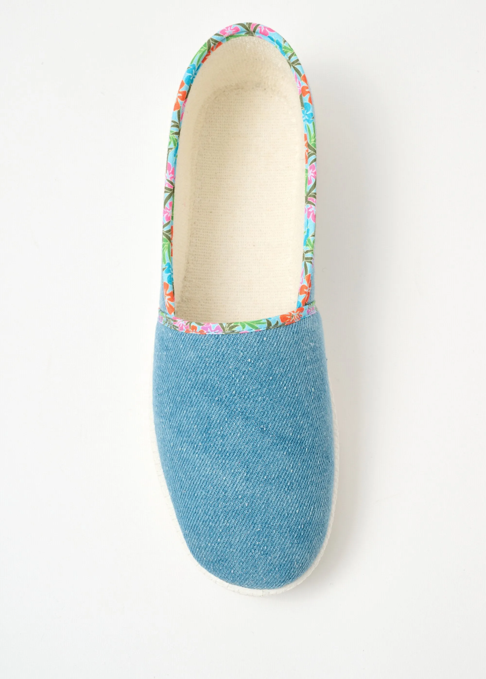 Comfort width denim espadrilles