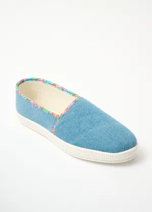 Comfort width denim espadrilles
