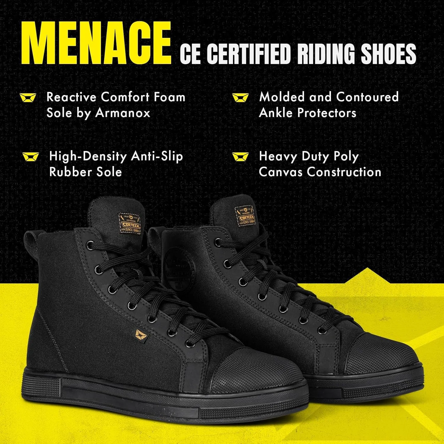 cortech Menace Motorcycle Riding Shoes