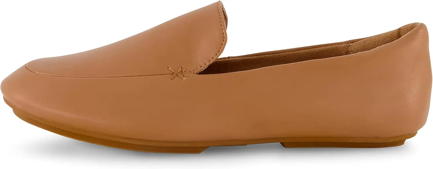 CUSHIONAIRE Women's Margo Comfort Flat with  Memory Foam, Wide Widths Available