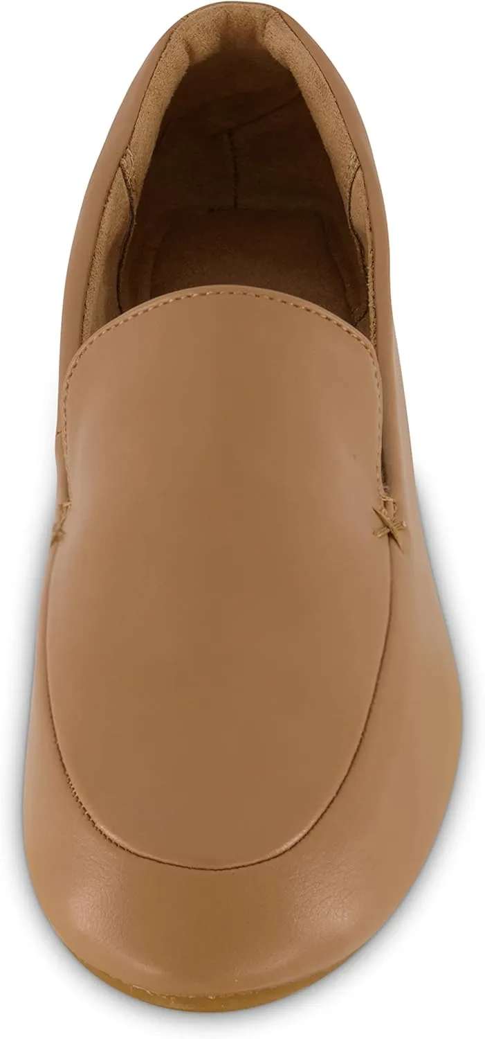 CUSHIONAIRE Women's Margo Comfort Flat with  Memory Foam, Wide Widths Available