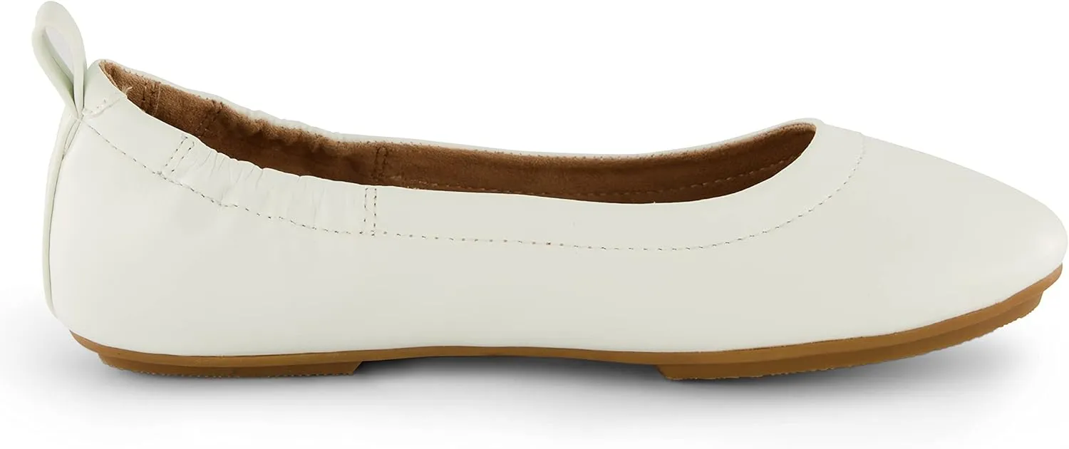 CUSHIONAIRE Women's Misty Comfort Flat with  Memory Foam, Wide Widths Available