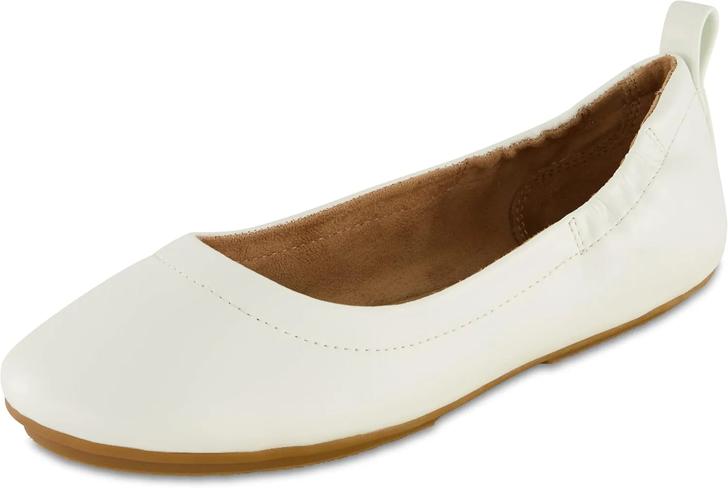 CUSHIONAIRE Women's Misty Comfort Flat with  Memory Foam, Wide Widths Available