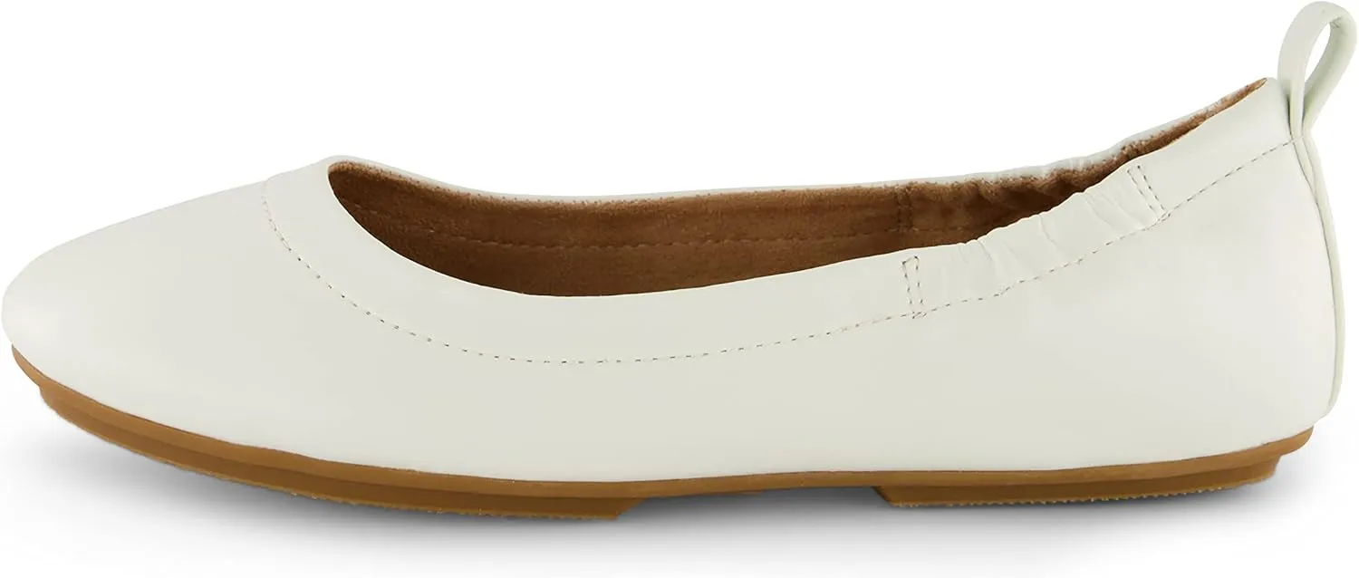 CUSHIONAIRE Women's Misty Comfort Flat with  Memory Foam, Wide Widths Available