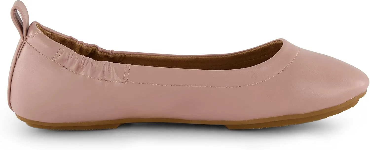 CUSHIONAIRE Women's Misty Comfort Flat with  Memory Foam, Wide Widths Available