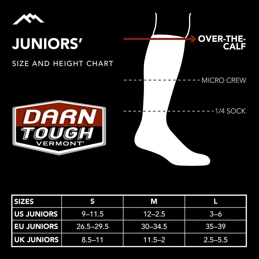 Darn Tough (3029) Edge Jr. OTC Midweight with Cushion w/Padded Shin Juniors Sock