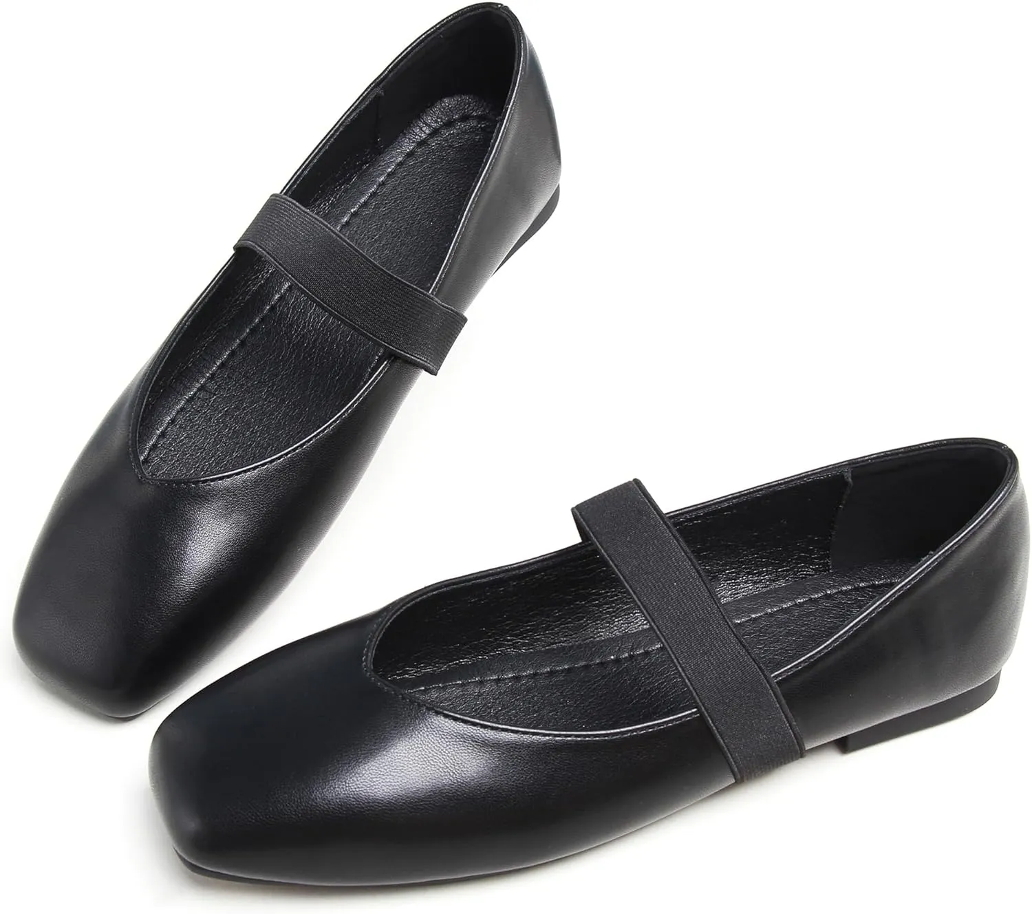 Dear Time Women's Flat Mary Jane Shoes Ankle Strap Round Toe Chinese Style Ballet Flats Casual Walking Shoes