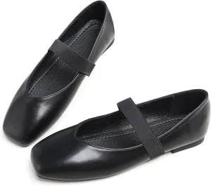 Dear Time Women's Flat Mary Jane Shoes Ankle Strap Round Toe Chinese Style Ballet Flats Casual Walking Shoes