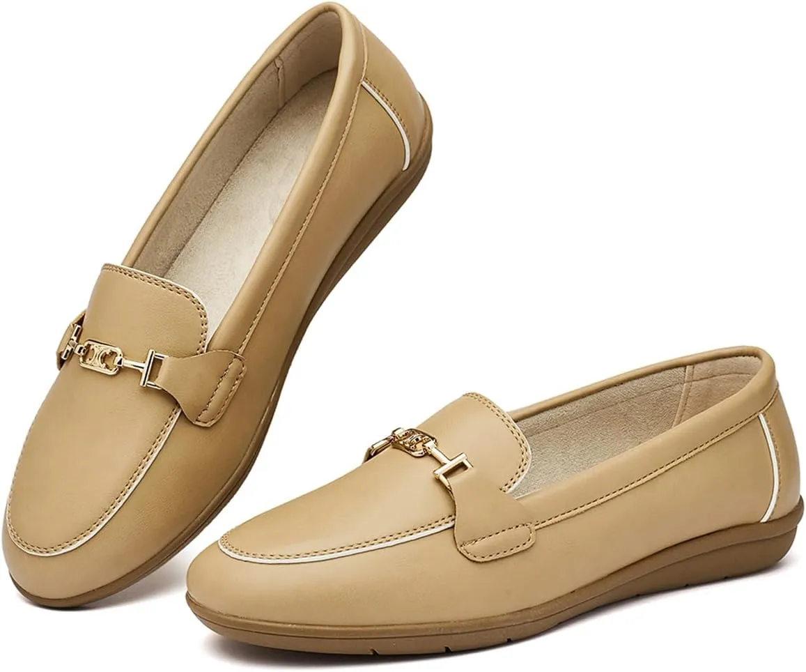 DeYashopin Women's Flats Shoes Non-Slip Ballet Shoes for Dressy Occasions,Walking and Driving Lightweight & Flexible for Comfort