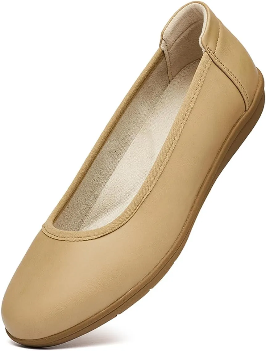 DeYashopin Women's Flats Shoes Non-Slip Ballet Shoes for Dressy Occasions,Walking and Driving Lightweight & Flexible for Comfort
