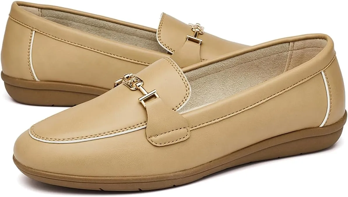 DeYashopin Women's Flats Shoes Non-Slip Ballet Shoes for Dressy Occasions,Walking and Driving Lightweight & Flexible for Comfort