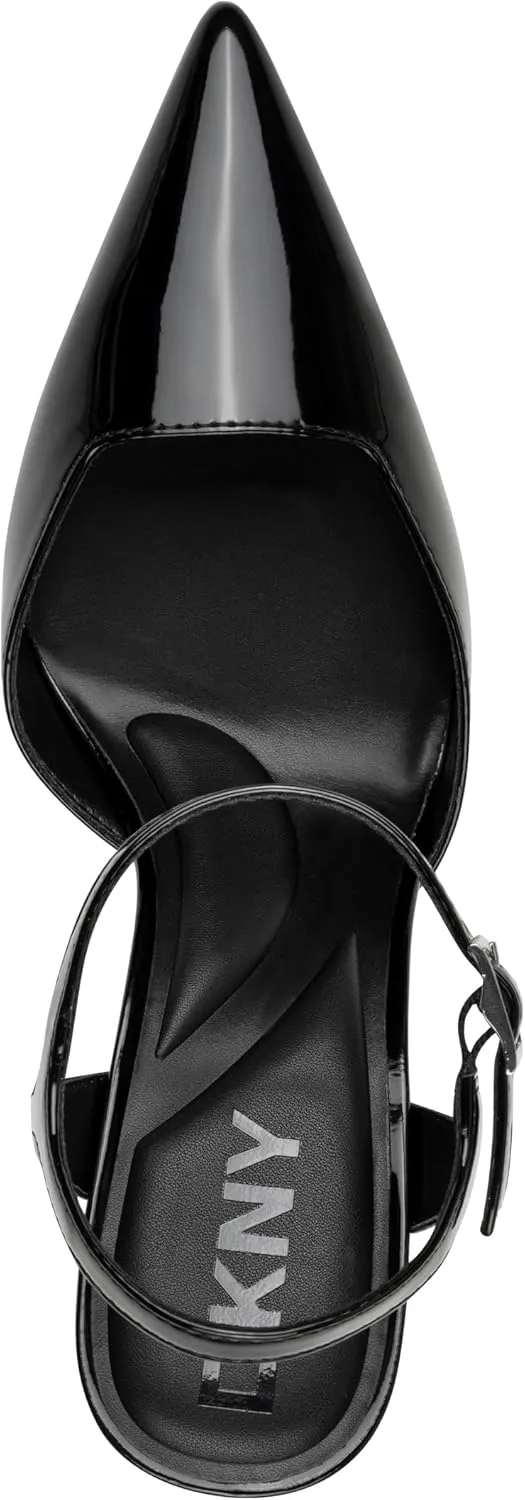 DKNY Women's Ceana Evening Pointed Toe Pump with Ankle Strap