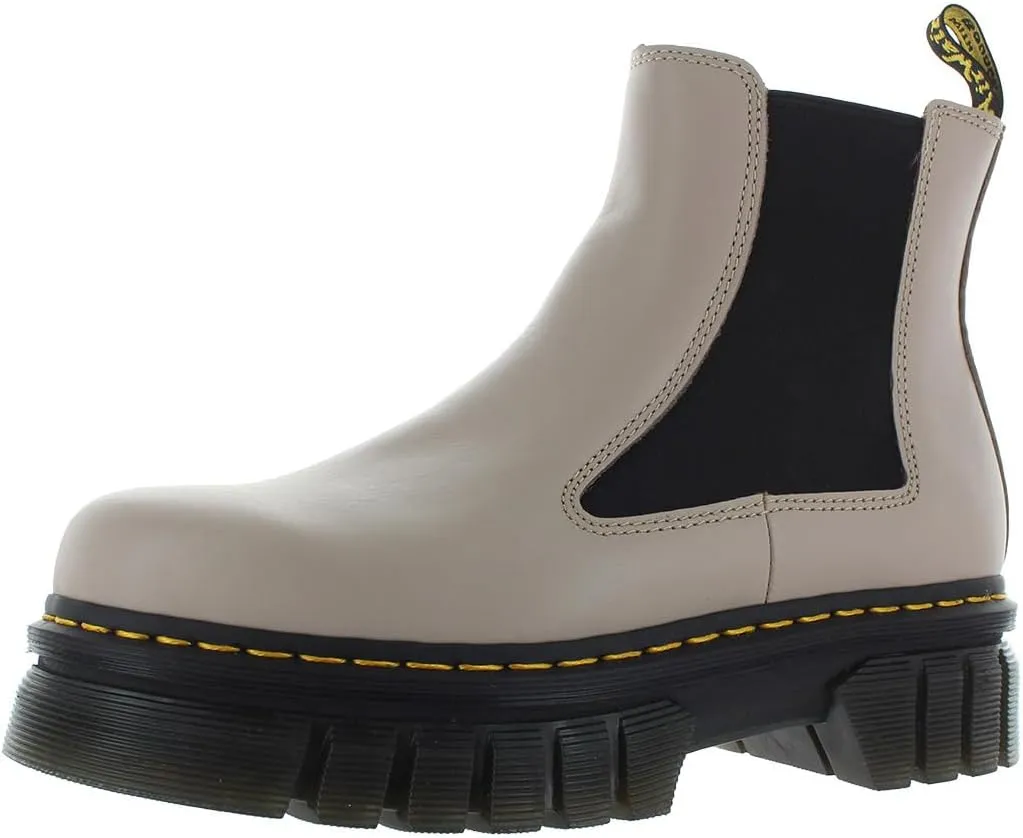 Dr. Martens Women's Audrick Nappa Leather Platform Chelsea Boots Combat