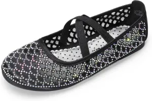 DREAM PAIRS Girls Ballerina Dress Shoes Mary Jane Flats