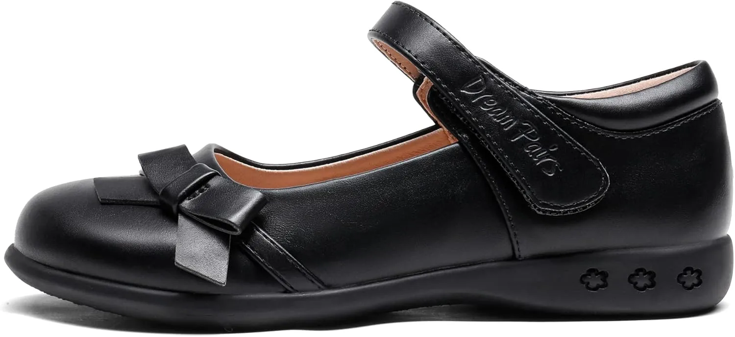 DREAM PAIRS Girls School Uniform Shoes Mary Jane Dress Flats(Little Kid/Big Kid)