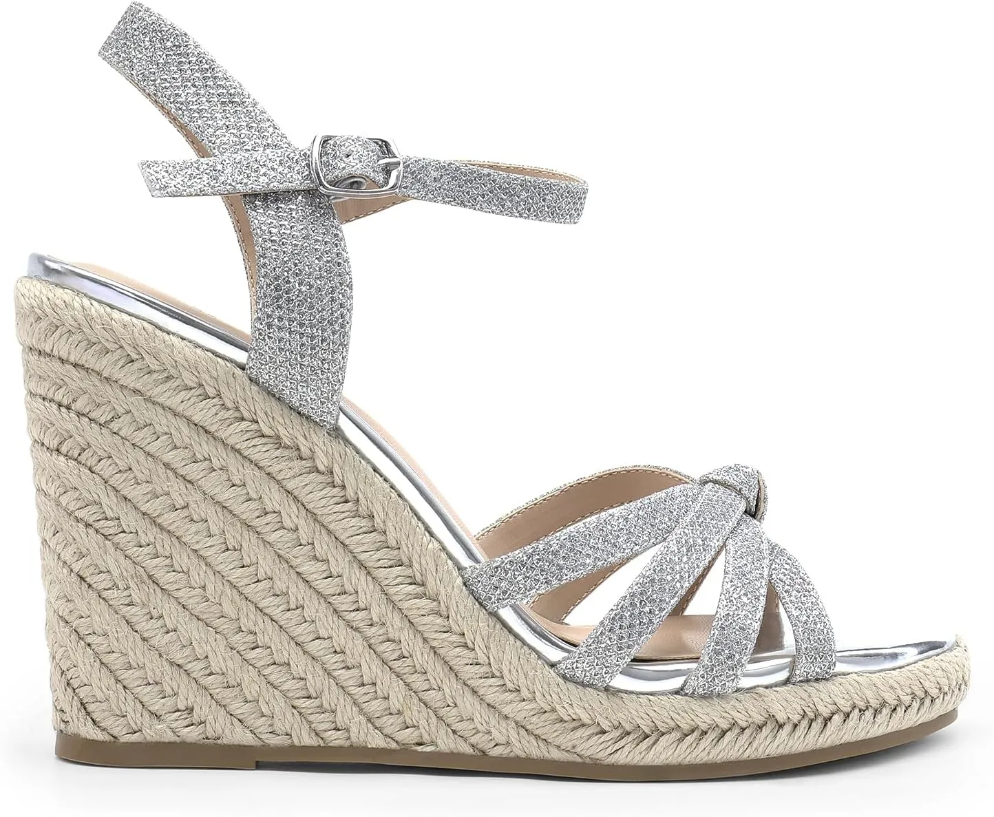 DREAM PAIRS Wedge Sandals for Women Dressy Summer, Platform Espadrille Strappy Casual Braided Heels Comfortable with Open Toe and Ankle Strap