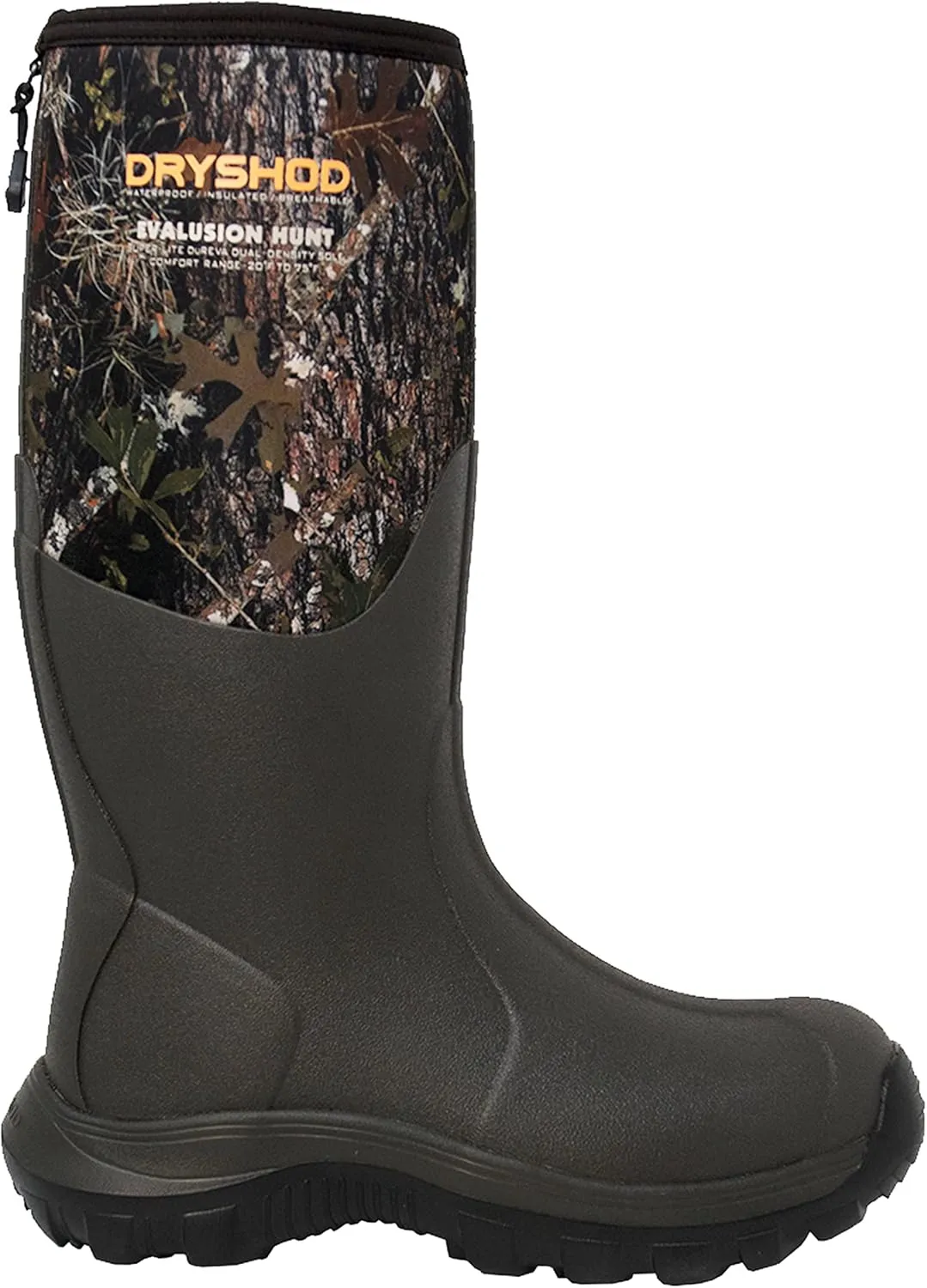 Dryshod Evalusion Hi Lightweight Rubber Hunting Boots | Waterproof | Camo | Insulated