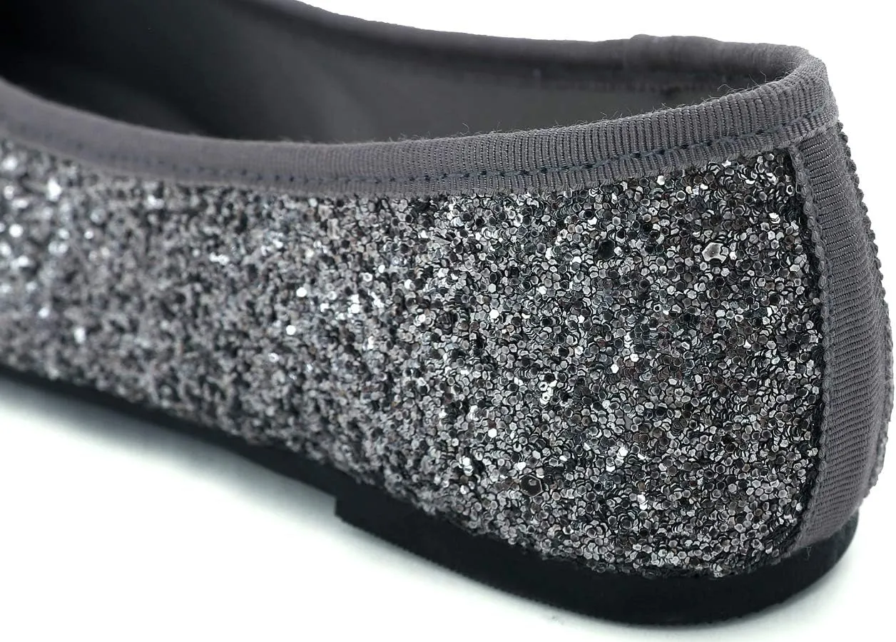 FEVERSOLE Women's Macaroon Colorful Memory Foam Cushion Insock Patent Ballet Flat